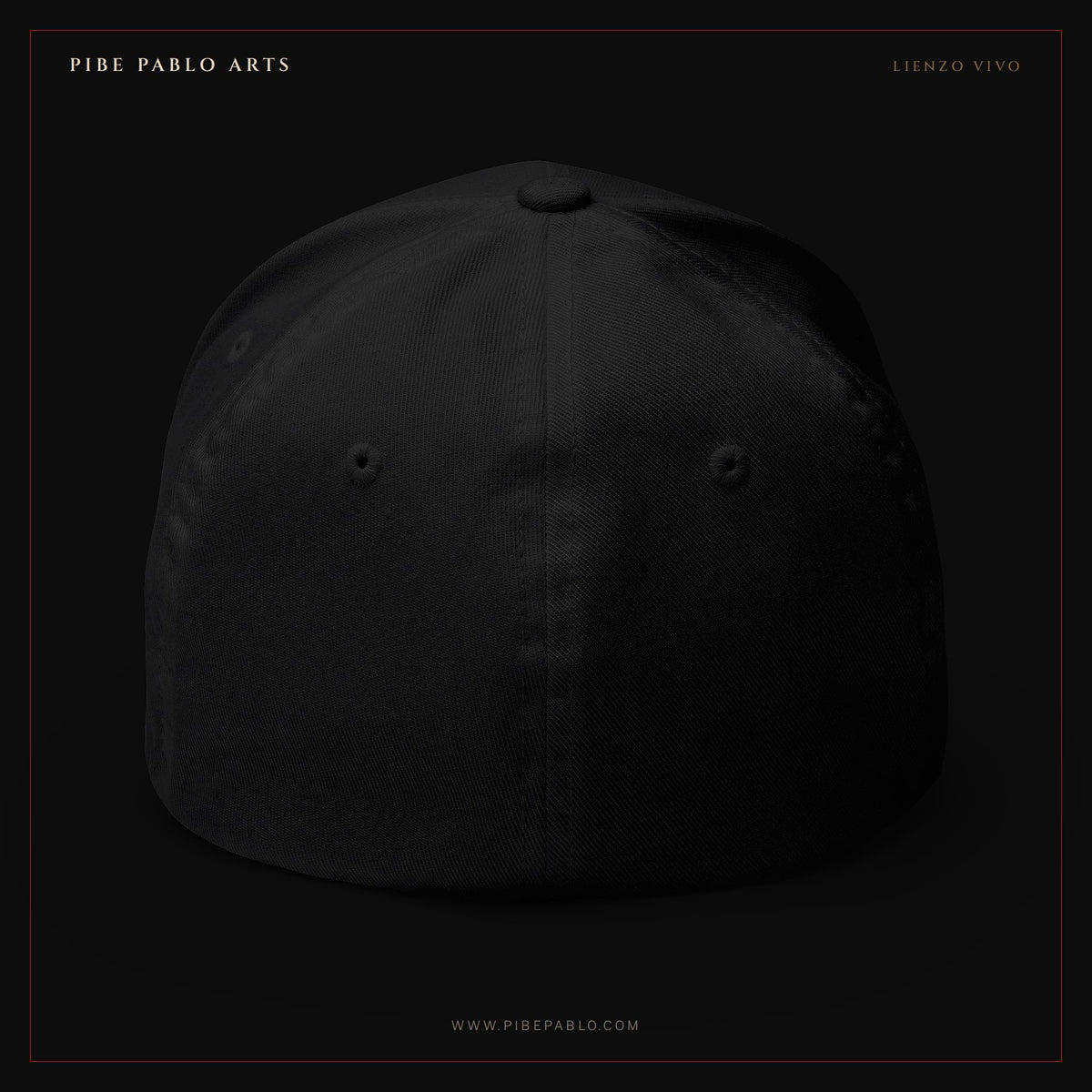 Gorra Bordada Pibe Pablo Arts — Skull Cap Minimalista de Arte Oscuro