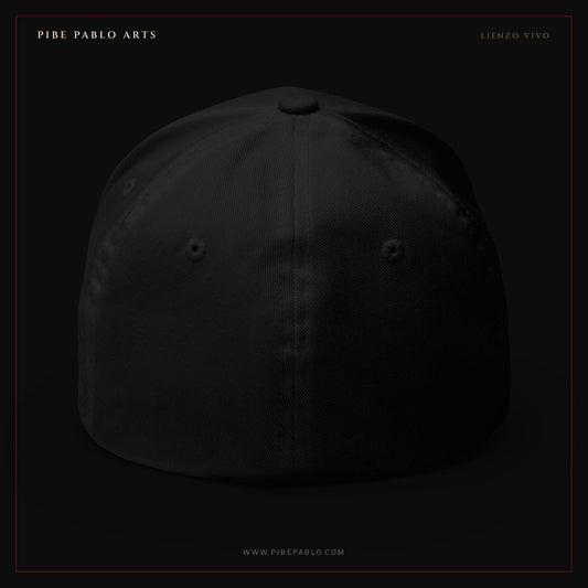 Gorra Bordada Pibe Pablo Arts — Skull Cap Minimalista de Arte Oscuro
