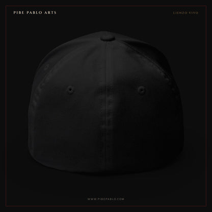 Gorra Bordada Pibe Pablo Arts — Skull Cap Minimalista de Arte Oscuro